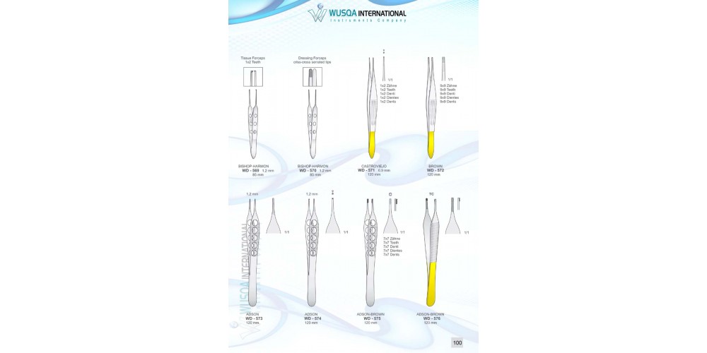 Tissue and Dressing Forceps